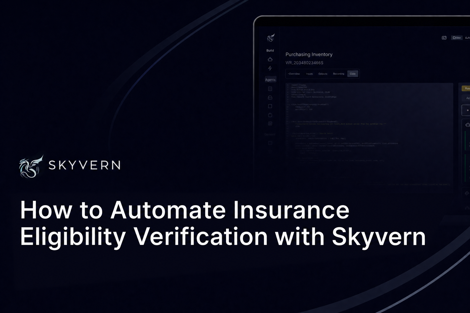 How to Automate Insurance Eligibility Verification with Skyvern